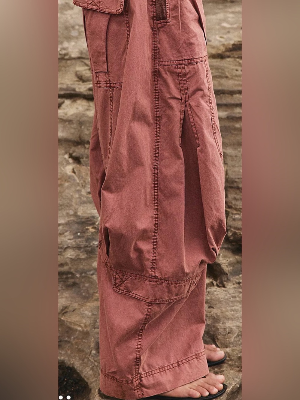 Free People We The Free Onset Cargo Pants - Picture 3 of 5